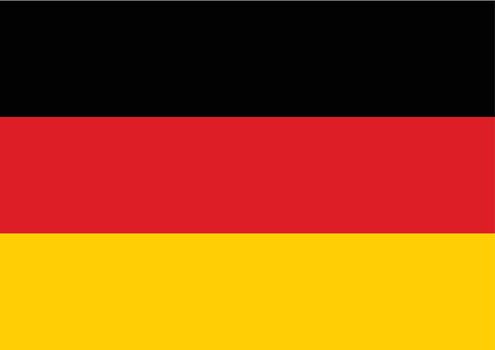 Germany flag vector illustration