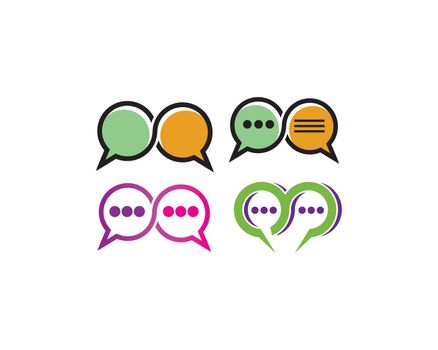 speech bubble chat communication  illustration vector 