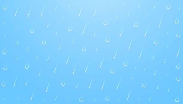 sky background with rainfall droplets