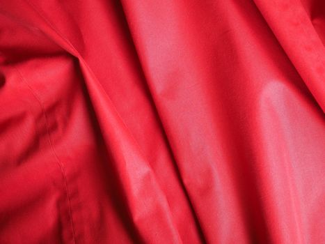 rippled red polyester fabric texture background