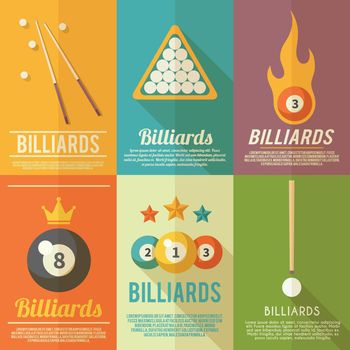 Billiards Poster Set