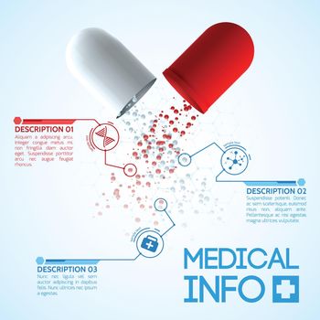 Medicine And Pharmaceutics Info Poster