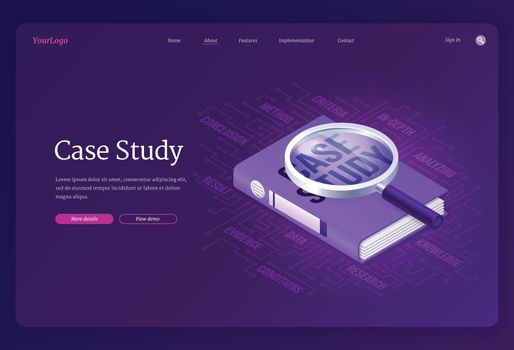 Case study, research business information