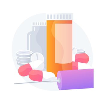 Medications prescription vector concept metaphor