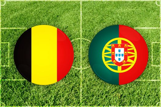Belgium vs Portugal football match