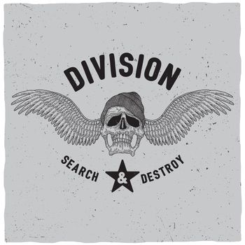 Division Search And Destroy Poster