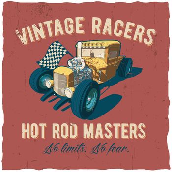 Racers Hot Rod Masters Poster