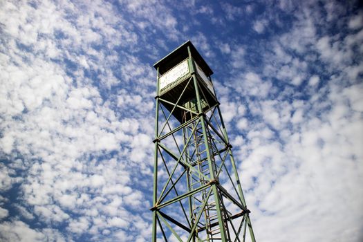 Steel tower for forest firefighting 