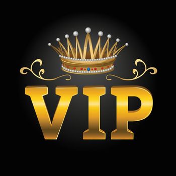 VIP With Crown Composition