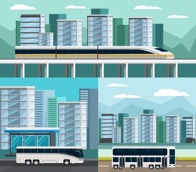 Public Transportation Orthogonal Compositions Set