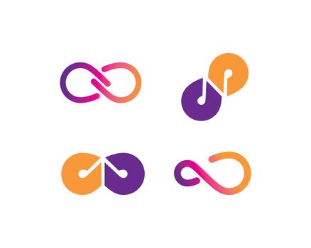Infinity Design,Infinity logo Vector icon