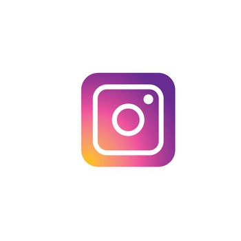 social media instagram icon vecto