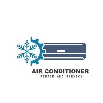 airconditioner repair and service vector icon illustration design