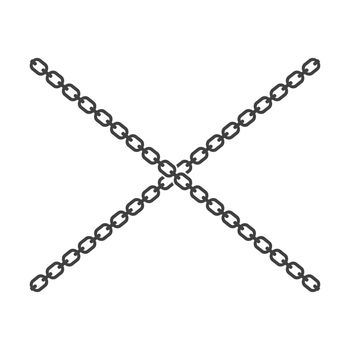 chain steel vector icon illustration design