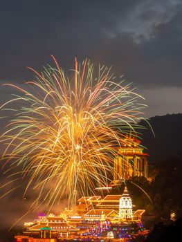Firework show at Kek Lok Si Temple
