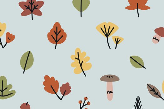 Autumn patterned background