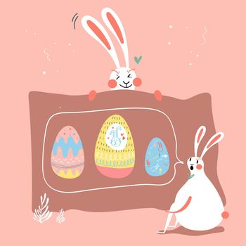 Easter celebration illustration