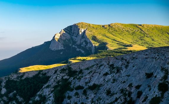 Landscapes of the Crimea peninsula