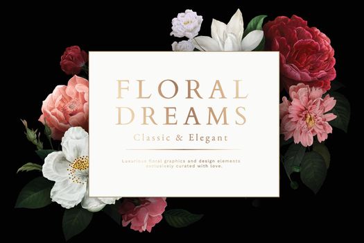 Floral dreams card