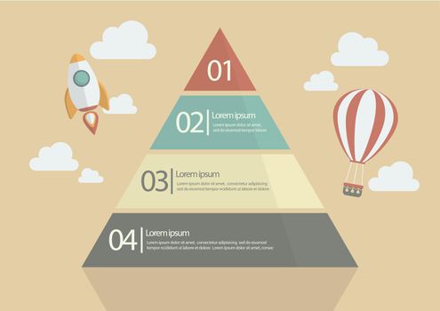 Pyramid Chart Infographic