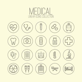 Medical Linear Icons