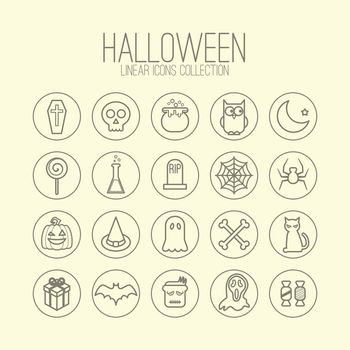 Halloween Linear Icons 