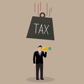 Heavy tax falling to careless businessman