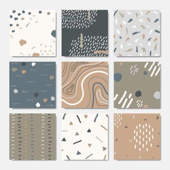 Hand drawn patterned backgrounds