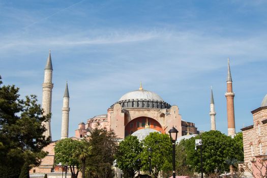 Hagia Sophia,  the world famous monument of Byzantine architecture