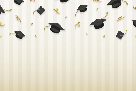 Graduation hats frame