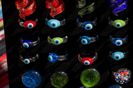 Evil eye bead as Amulet souvenir  