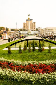 Independence Monument In Kiev