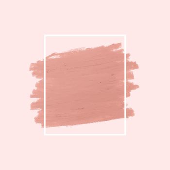 Pink brush stroke