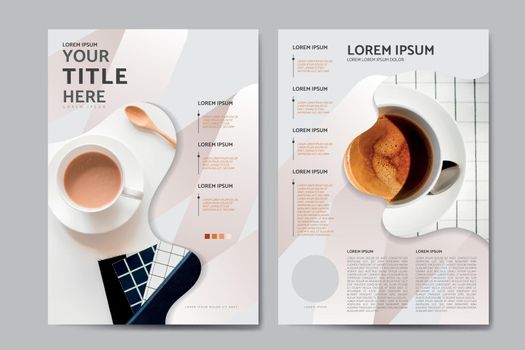 Magazine layout template
