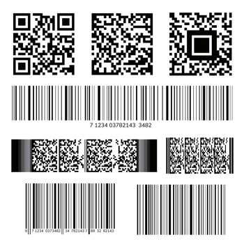 Barcode and QR code collection