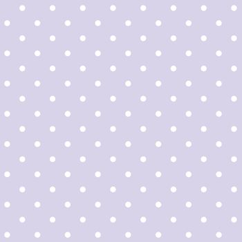 Purple and white seamless polka dot pattern vector