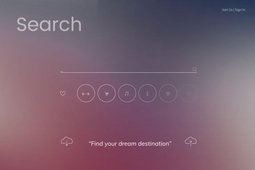 Search page design