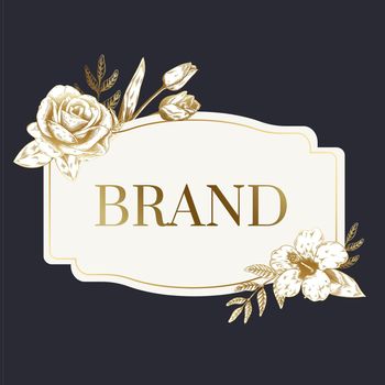 Romantic brand label