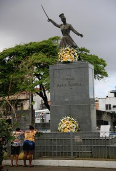 

monument of heroine maria quiteria