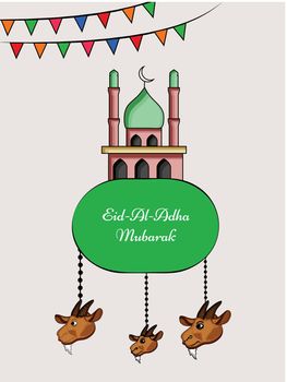 Muslim festival Eid Al Adha Mubarak background