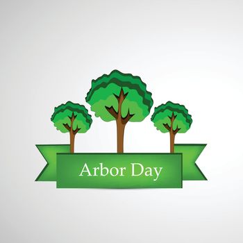 illustration of Arbor Day Background