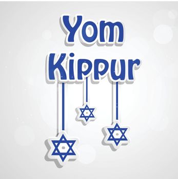 illustration of jewish yom kippur Background