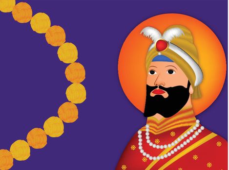 Sikh festival Guru Gobind Singh Jayanti background