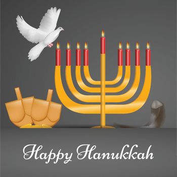 Jewish holiday Hanukkah background