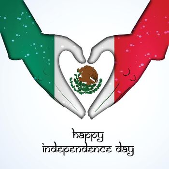 illustration of Mexico Independence Day Background