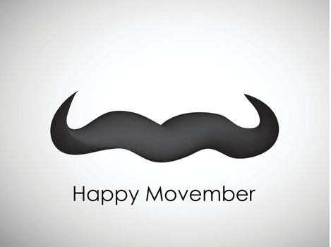 illustration of Movember background