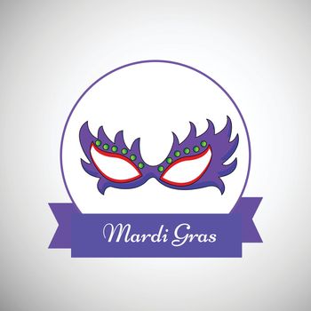 illustration of Mardi Gras Carnival background