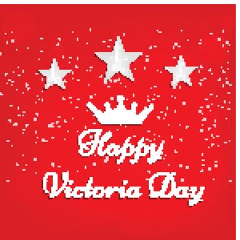 Illustration of Canada Victoria Day background