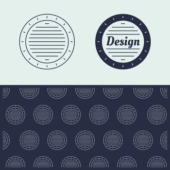 Simple business logo set