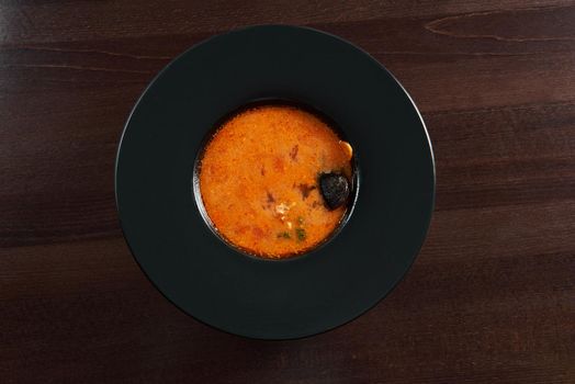 Traditional Spanish Gazpacho soup